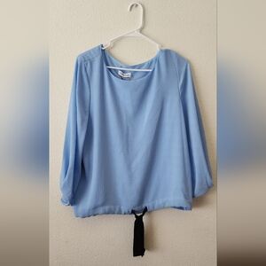 Calvin Klein blouse color blue size L